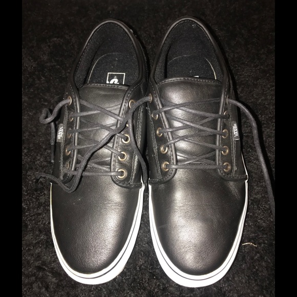 mens black vans size 12